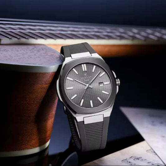 Reward Men’s Quartz Sports Watch, Waterproof, Silicone Strap