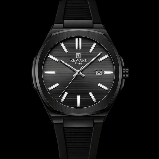 Reward Men’s Quartz Sports Watch, Waterproof, Silicone Strap