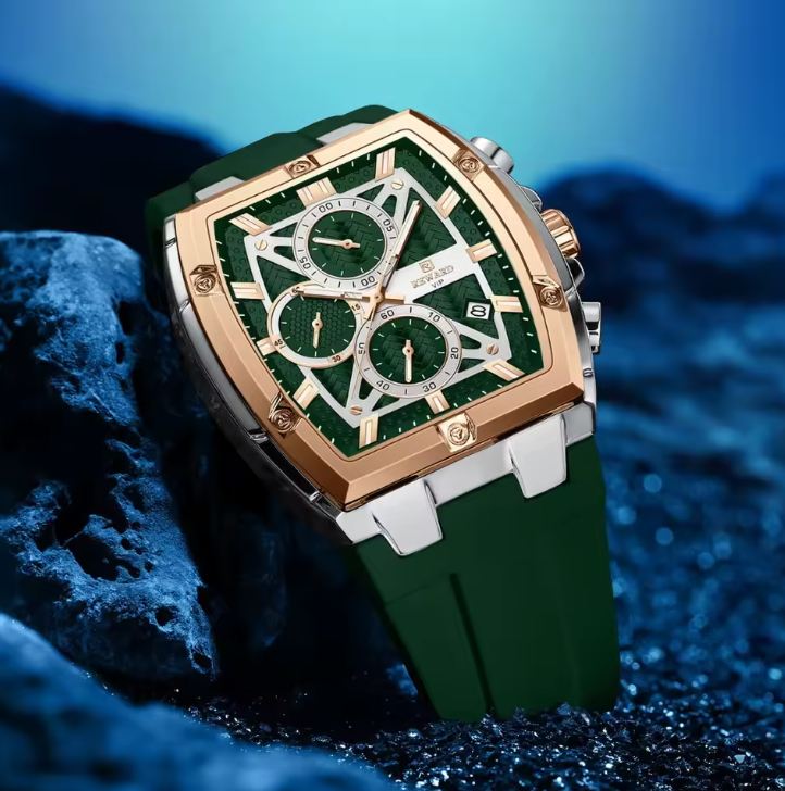 Reward — Massive Men’s Quartz Chronograph Watch with Calendar