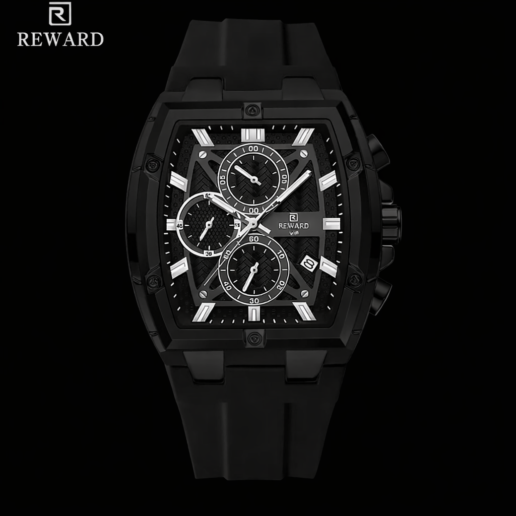 Reward — Massive Men’s Quartz Chronograph Watch with Calendar